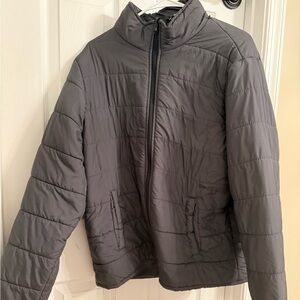 Men's Gray Izod Puffer Jacket